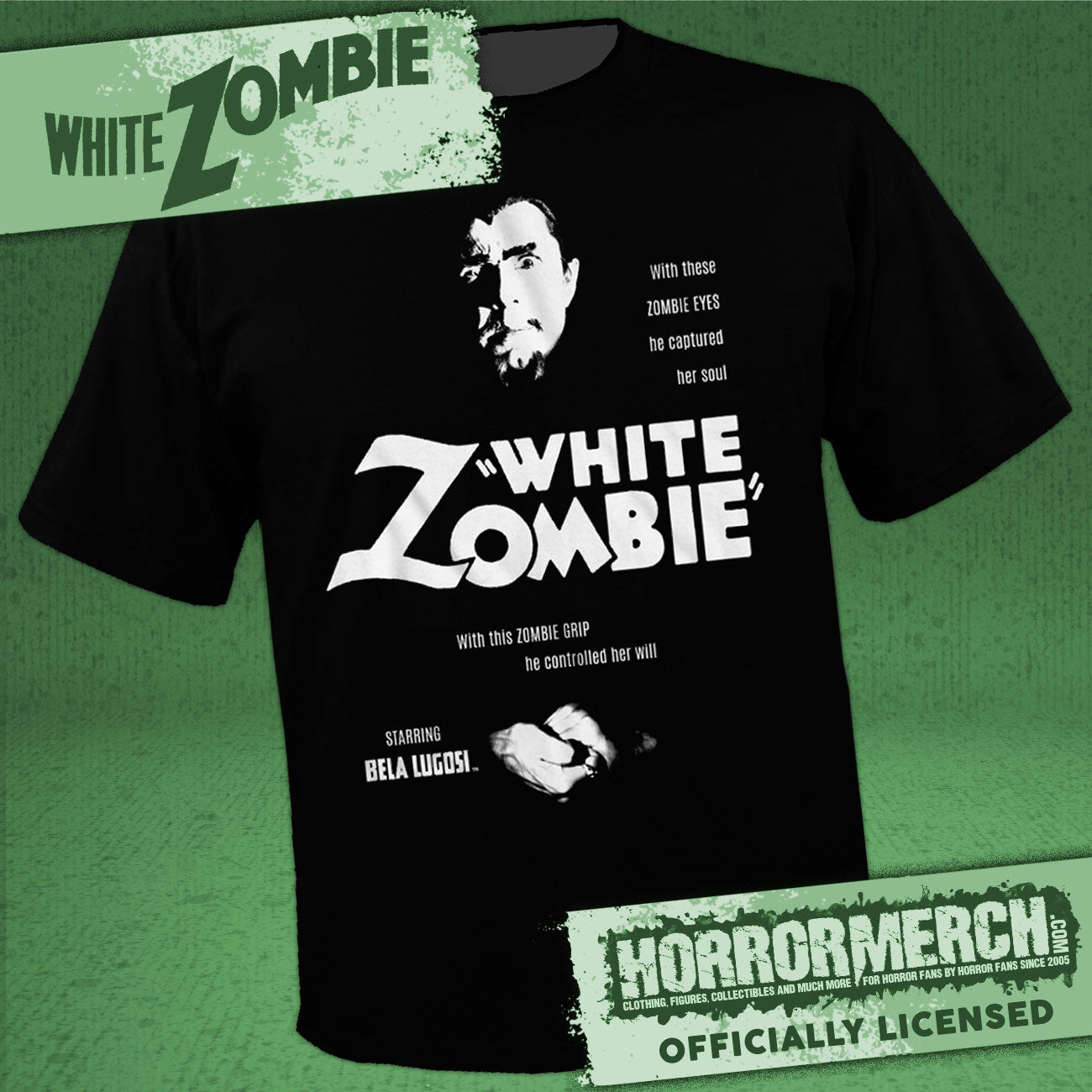 White Zombie - Close-Up Mens Shirt