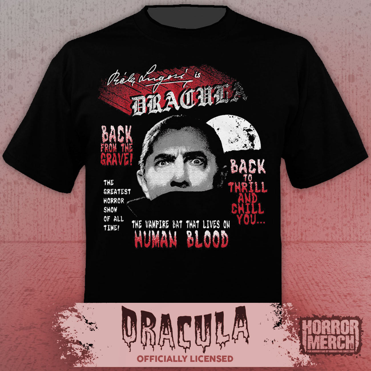 Dracula - Back From The Grave Mens Shirt