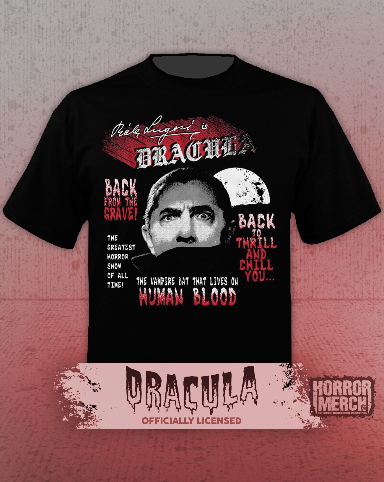 Dracula - Back From The Grave Mens Shirt