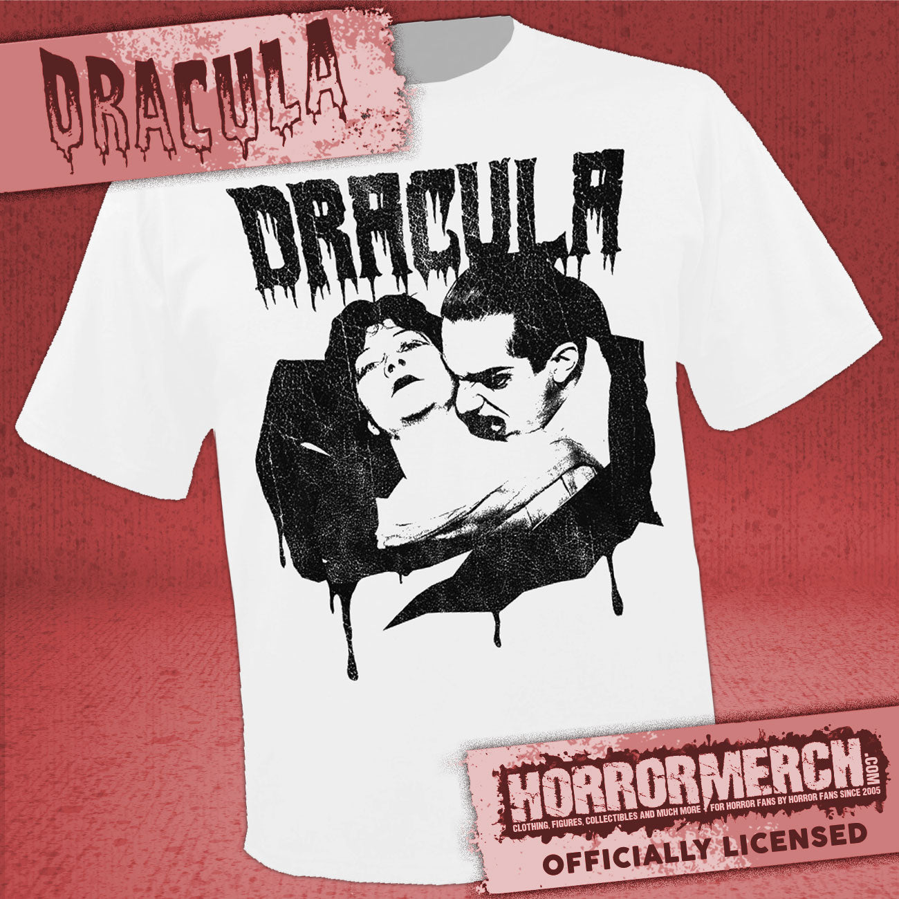Dracula - Bite (White) Mens Shirt