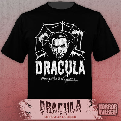 Dracula - Web (B&W) Mens Shirt