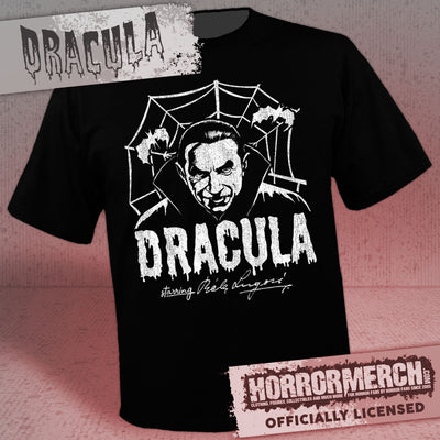Dracula - Web (B&W) Mens Shirt