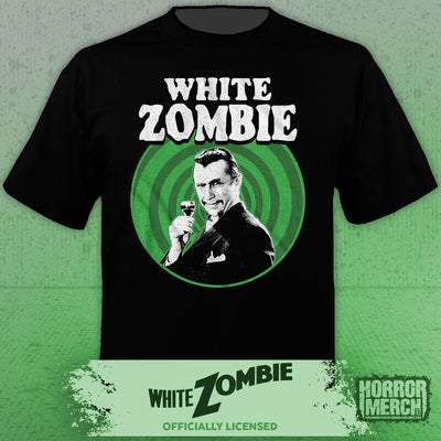 White Zombie - Green Swirl Mens Shirt