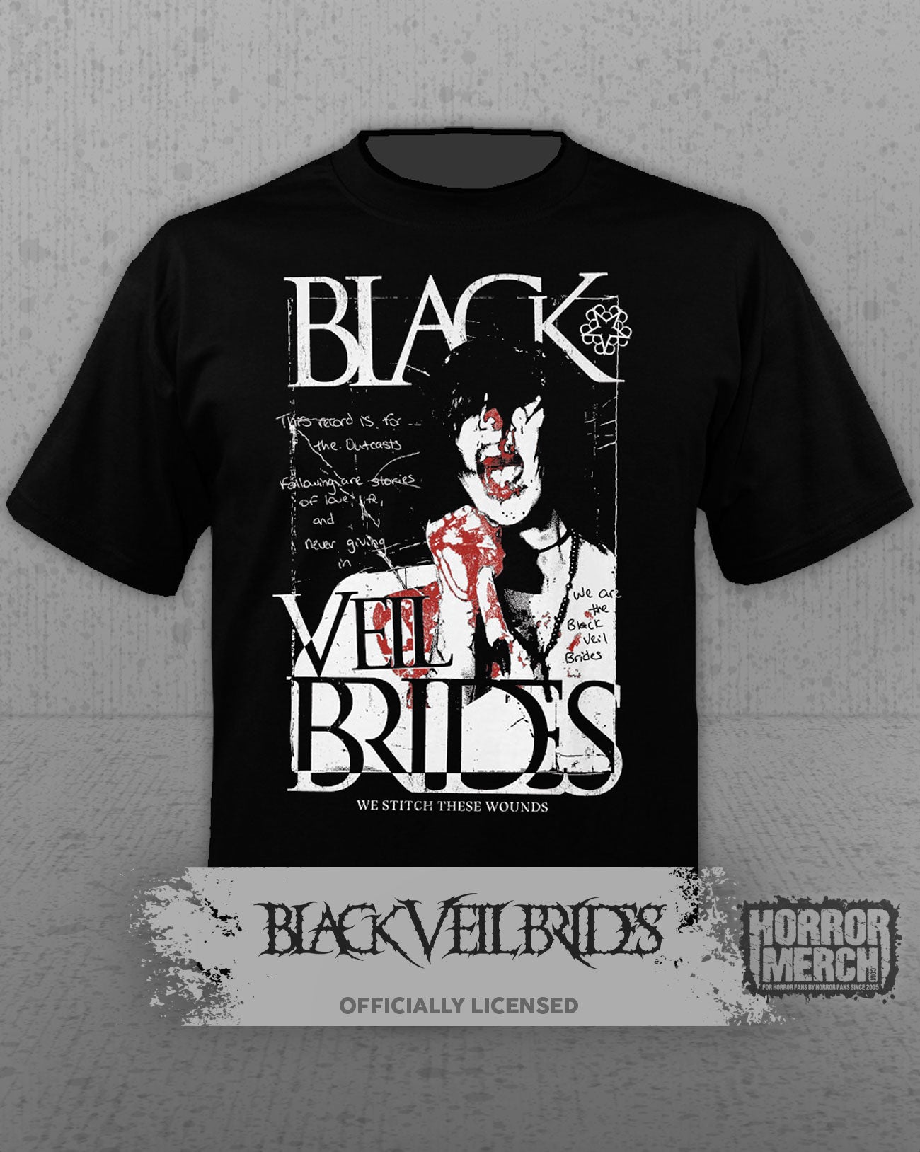 Black Veil Brides - We Stitch These Wounds Mens Shirt