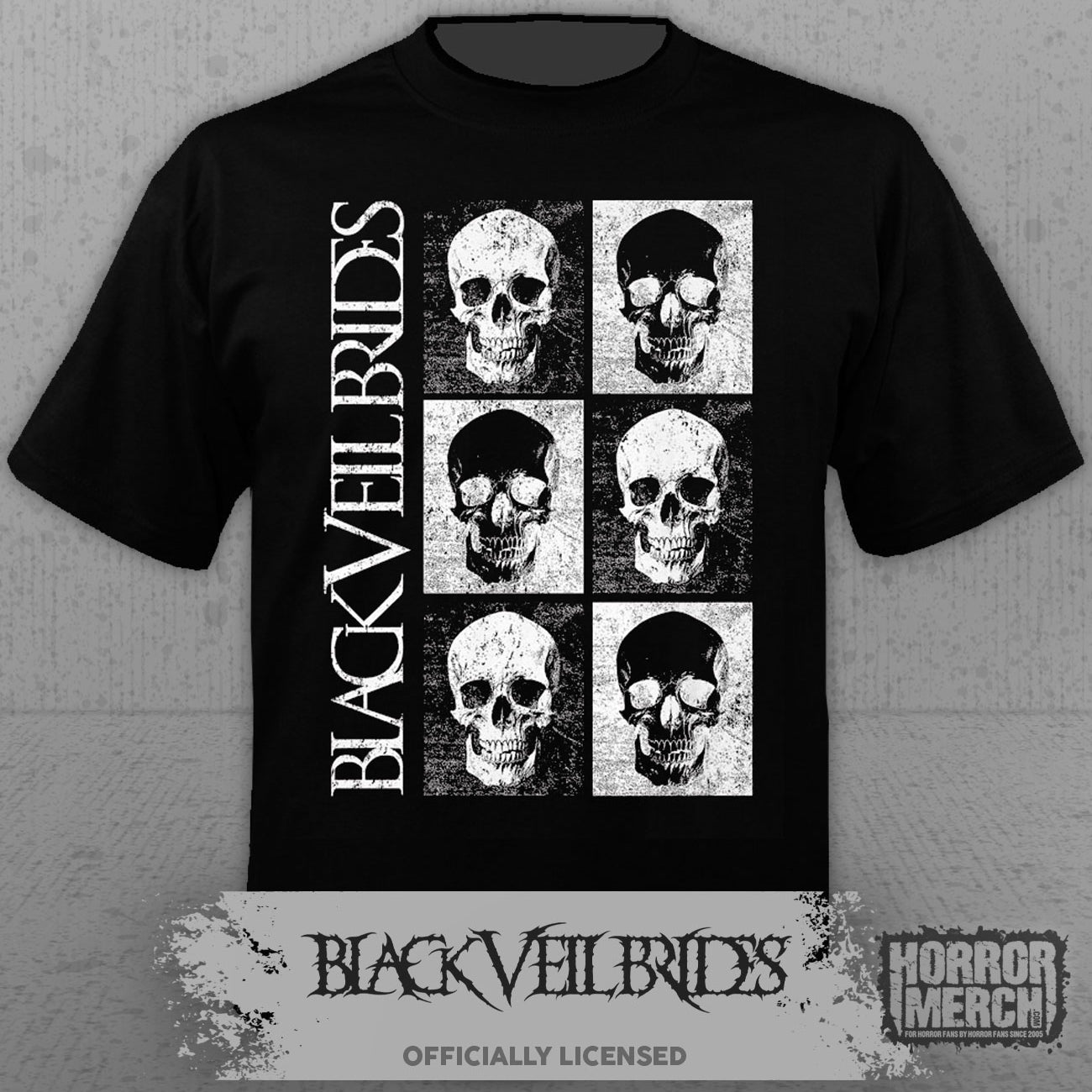 Black Veil Brides - Skulls Mens Shirt