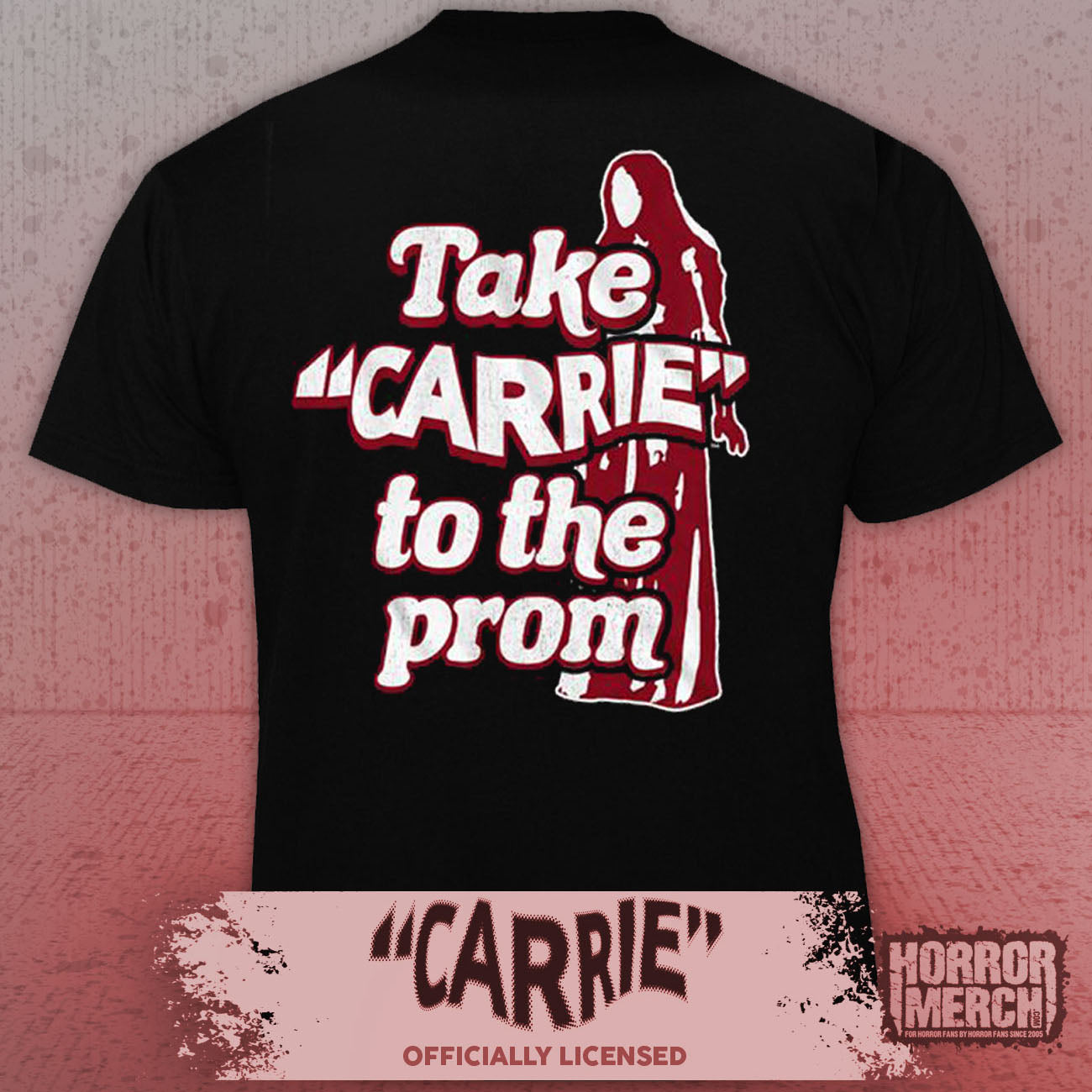 Carrie - Taste Of Terror (Front And Back Print) Mens Shirt