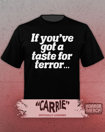 Carrie - Taste Of Terror (Front And Back Print) Mens Shirt
