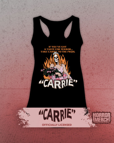 Carrie - Skeleton Womens Racerback Tanktop