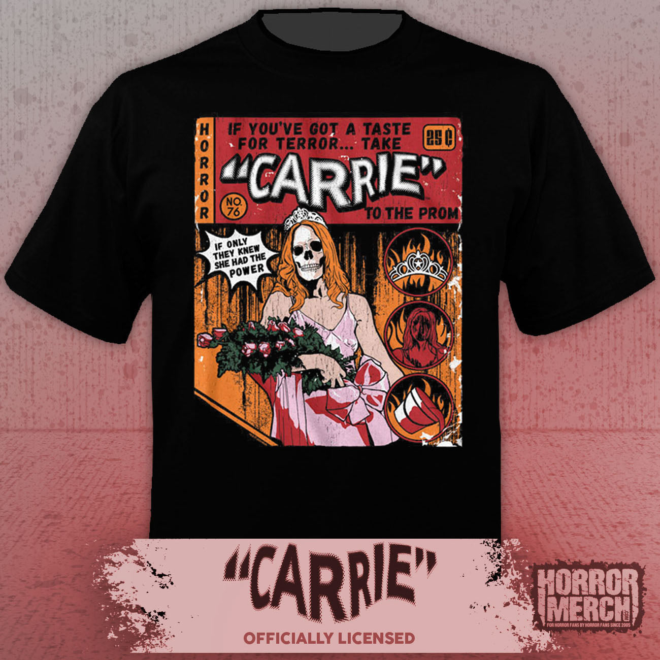 Carrie - Comic Mens Shirt
