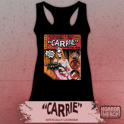 Carrie - Comic Womens Racerback Tanktop