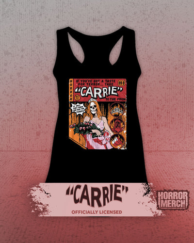 Carrie - Comic Womens Racerback Tanktop