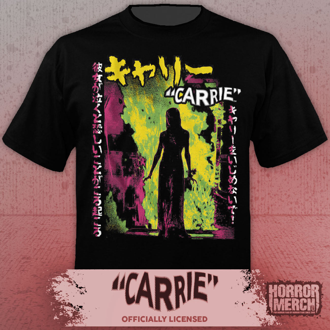 Carrie - Neon (Japanese) Mens Shirt