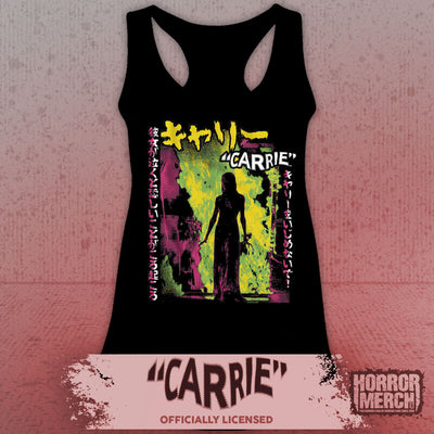 Carrie - Neon (Japanese) Womens Racerback Tanktop