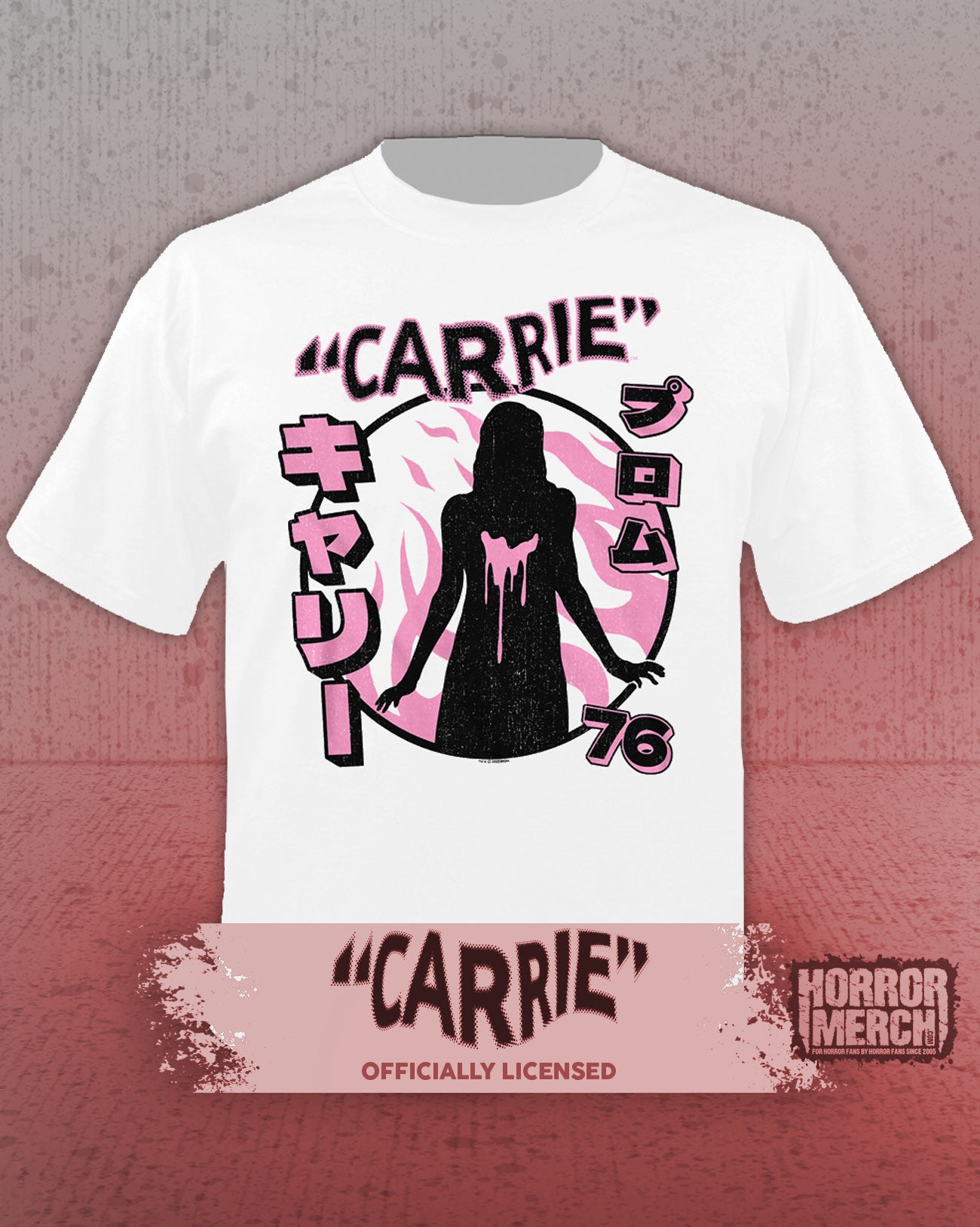Carrie - Shadows (Japanese) Mens Shirt (White)