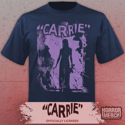 Carrie - Purple Flames Mens Shirt (Blue)
