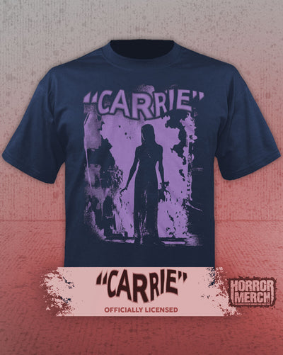 Carrie - Purple Flames Mens Shirt (Blue)