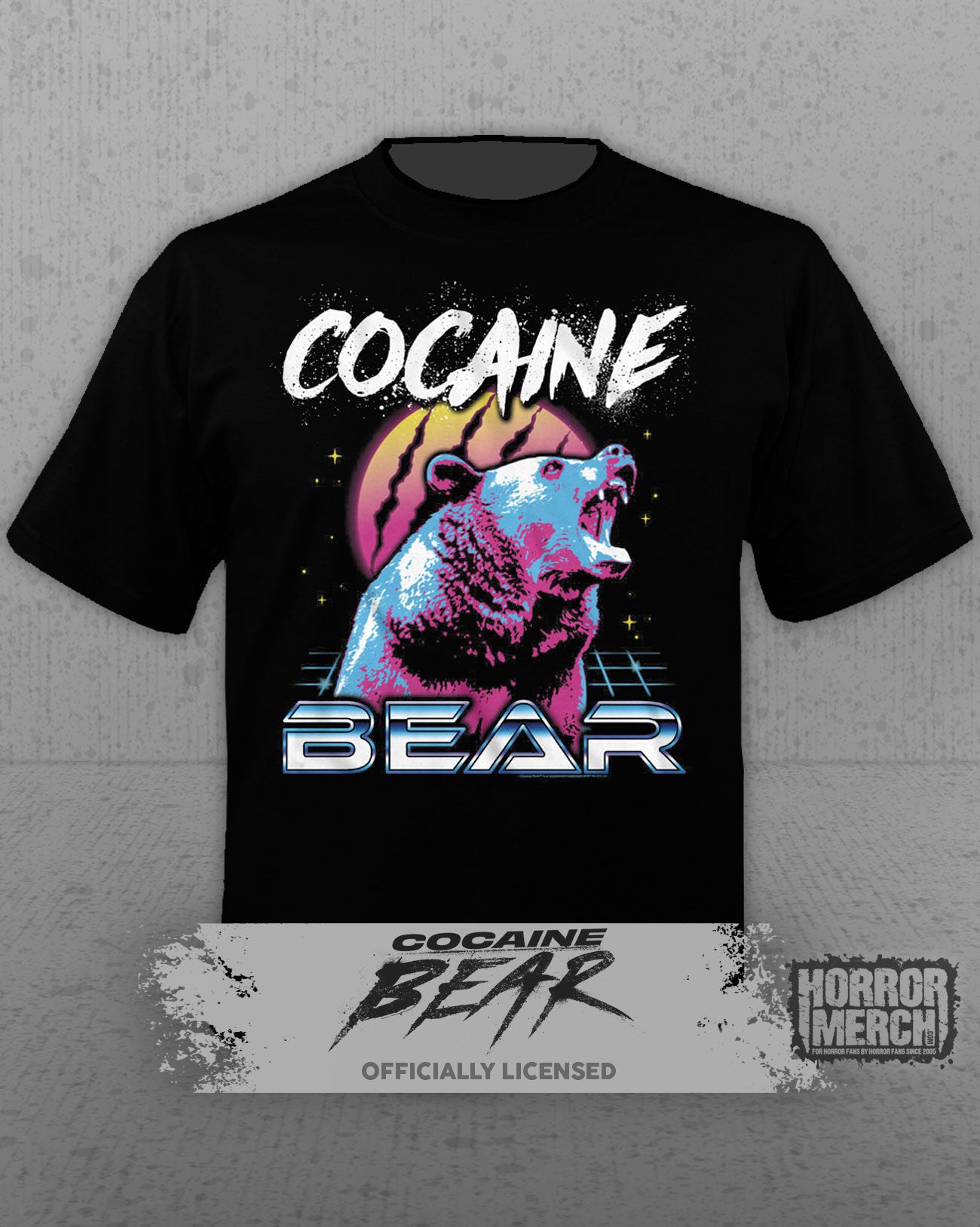 Cocaine Bear - Neon Bear Mens Shirt