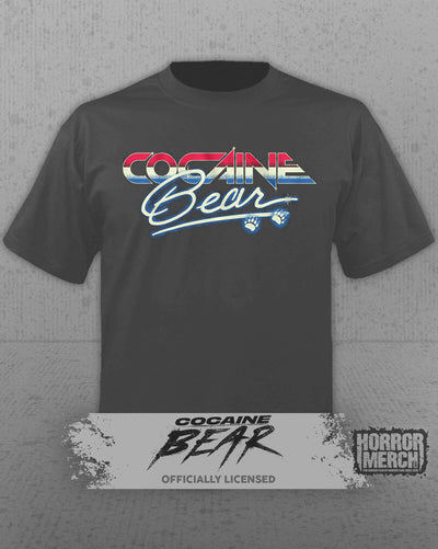 Cocaine Bear - Flashy Mens Shirt (Gray)