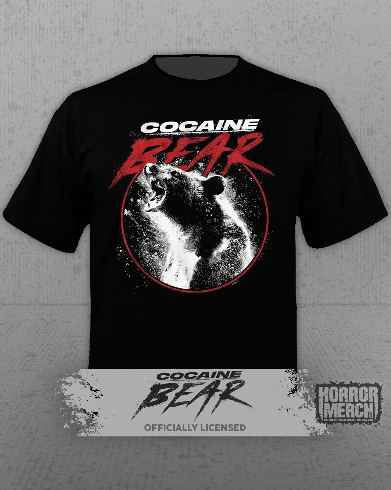 Cocaine Bear - Circle Logo Mens Shirt