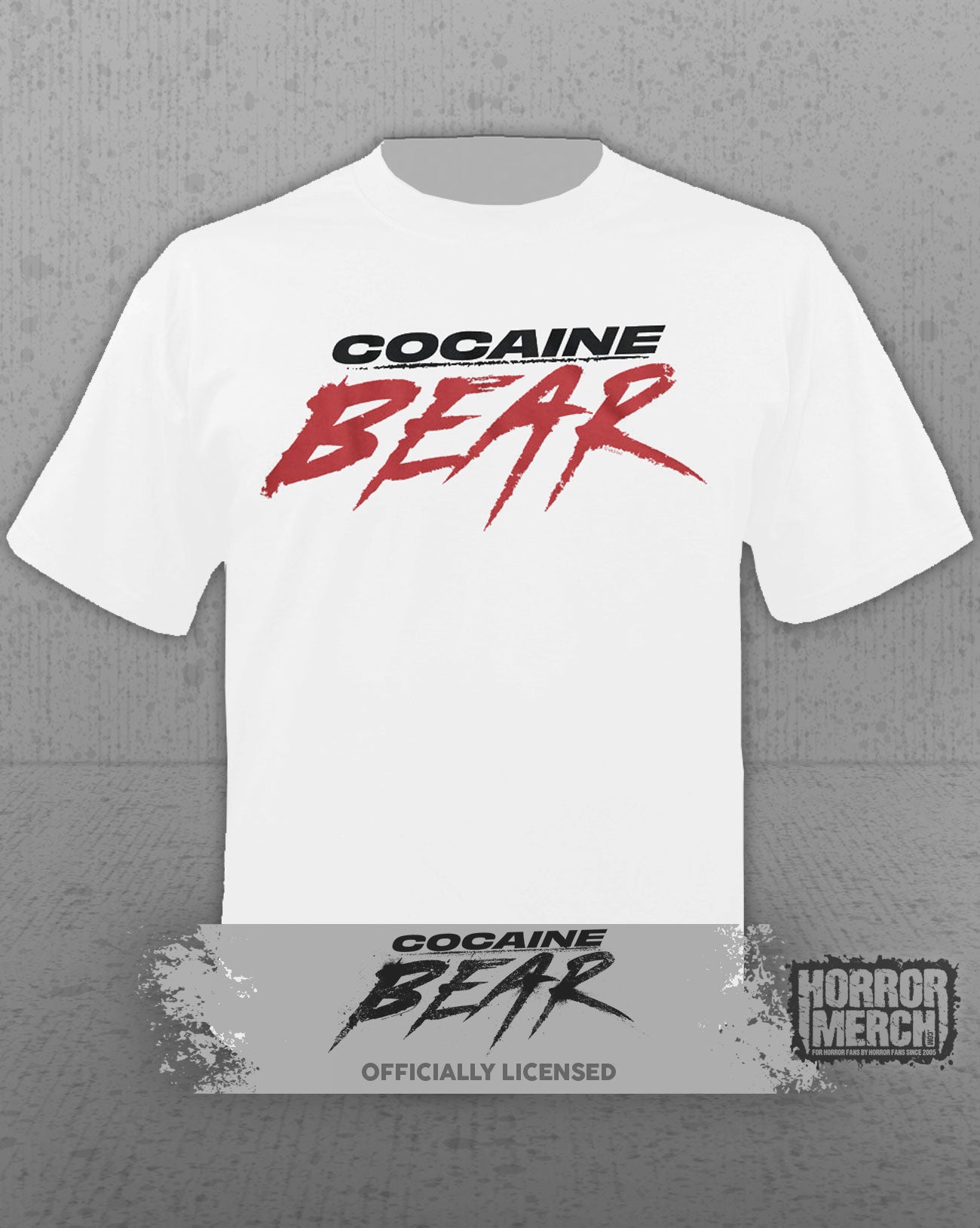 Cocaine Bear - Logo Mens Shirt (White)