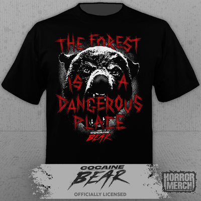 Cocaine Bear - The Forest Is A Dangerous Place Mens Shirt