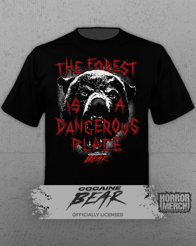 Cocaine Bear - The Forest Is A Dangerous Place Mens Shirt