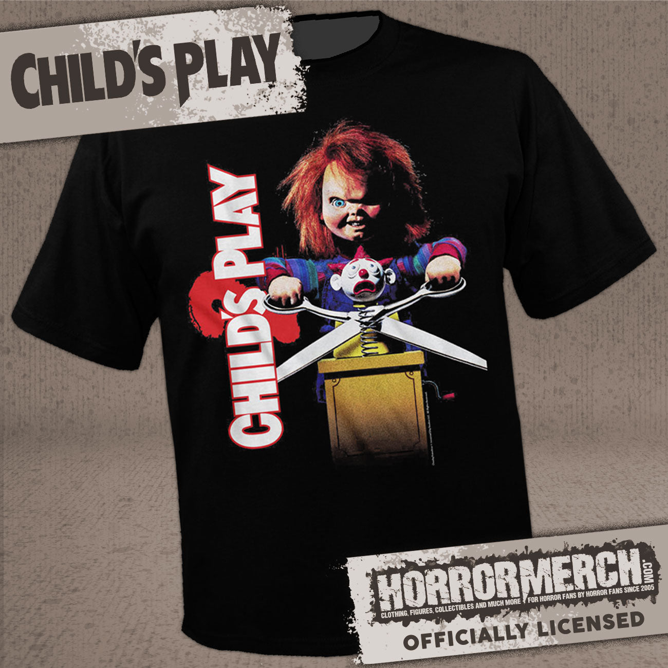 Childs Play - Jack In The Box (Logo) Mens Shirt