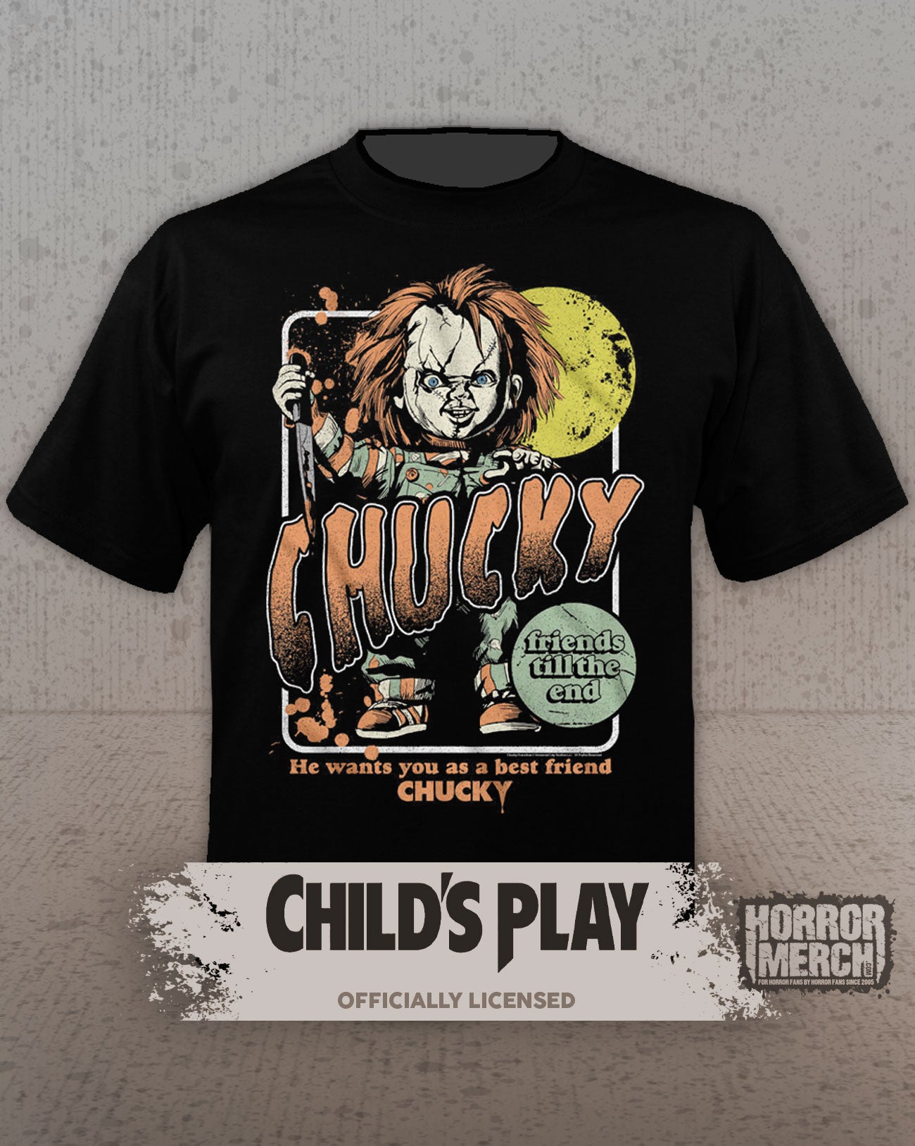Childs Play - Friends Til The End (Halloween) Mens Shirt