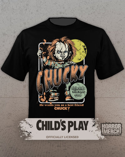 Childs Play - Friends Til The End (Halloween) Mens Shirt