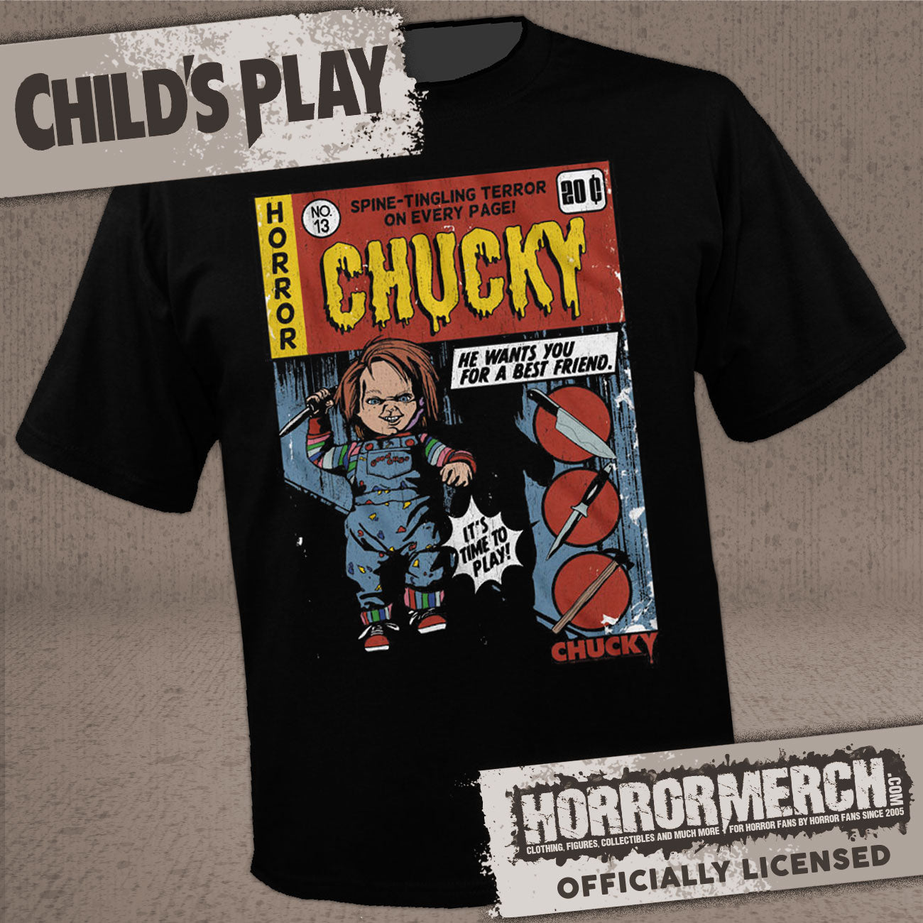Childs Play - Comic Cover Mens Shirt