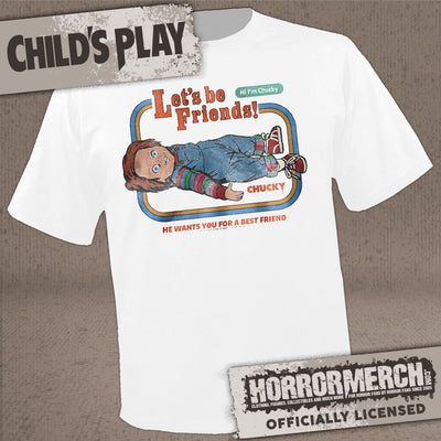 Childs Play - Hi Im Chucky White Mens Shirt