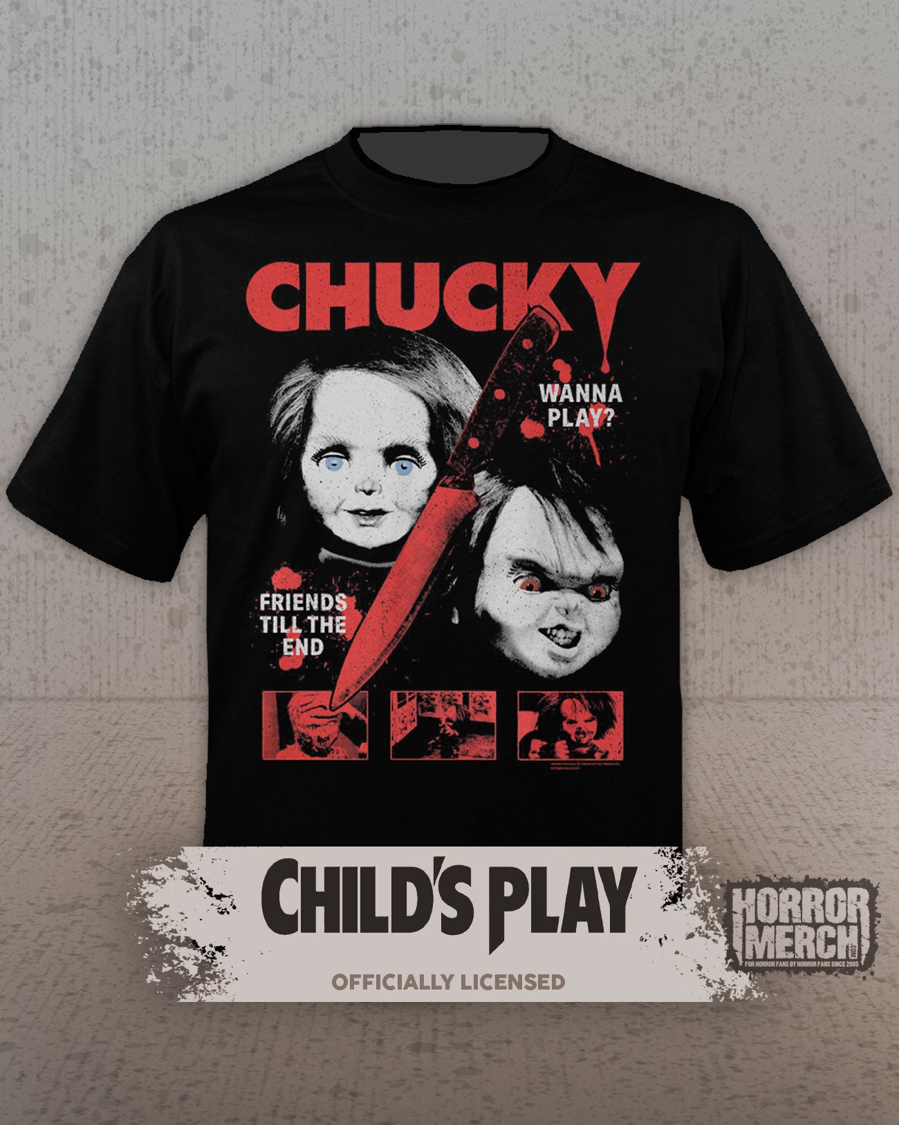 Childs Play - Wanna Play (Duotone) Mens Shirt