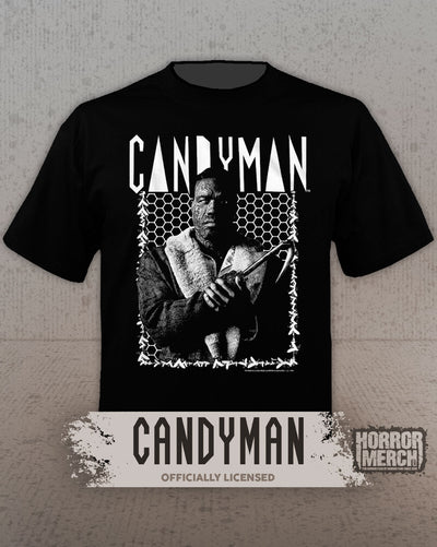 Candyman - Close-Up (BW) Mens Shirt