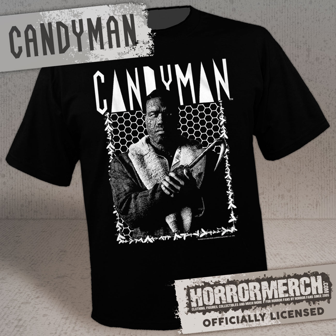 Candyman - Close-Up (BW) Mens Shirt
