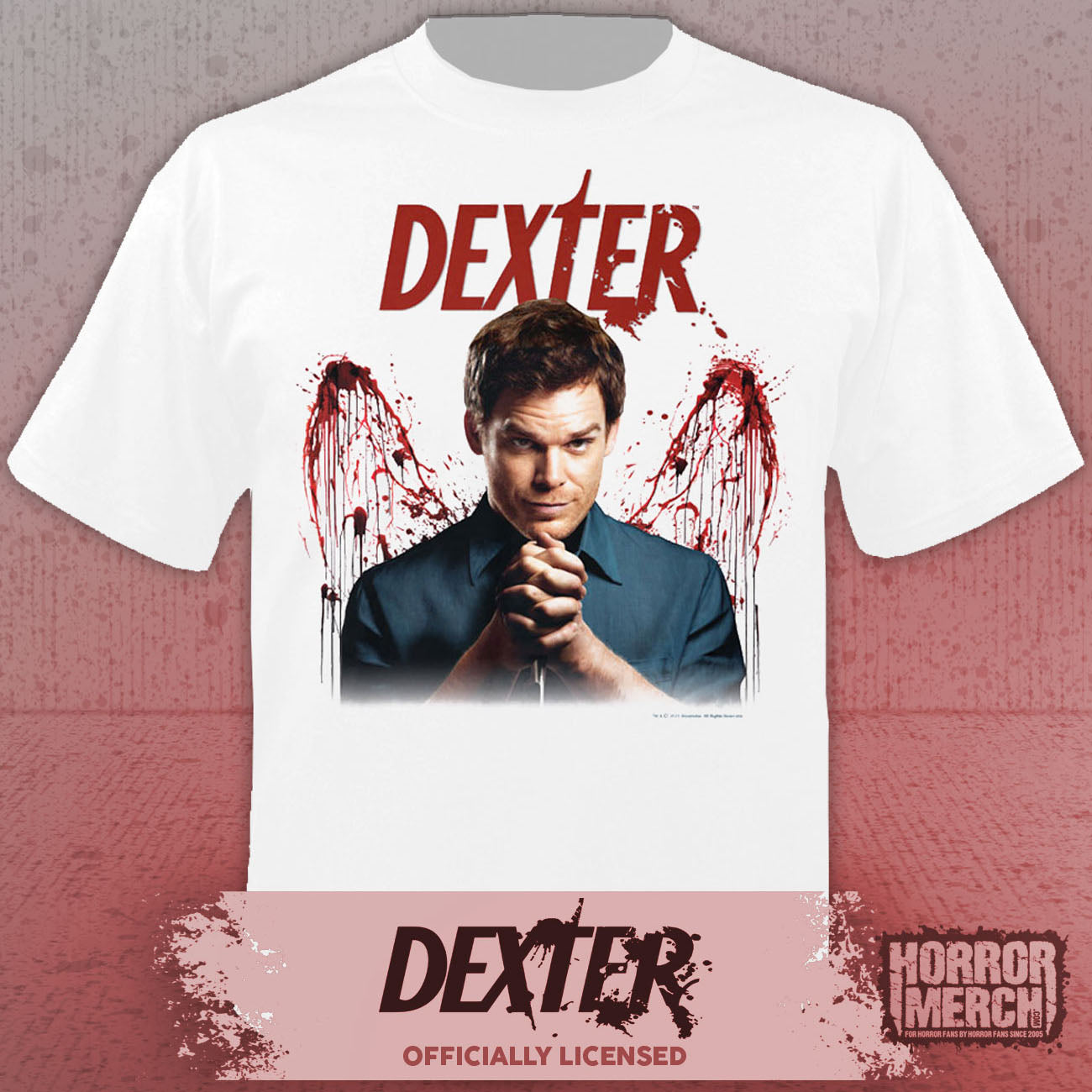 Dexter - Bloody Wings Shirt (White)