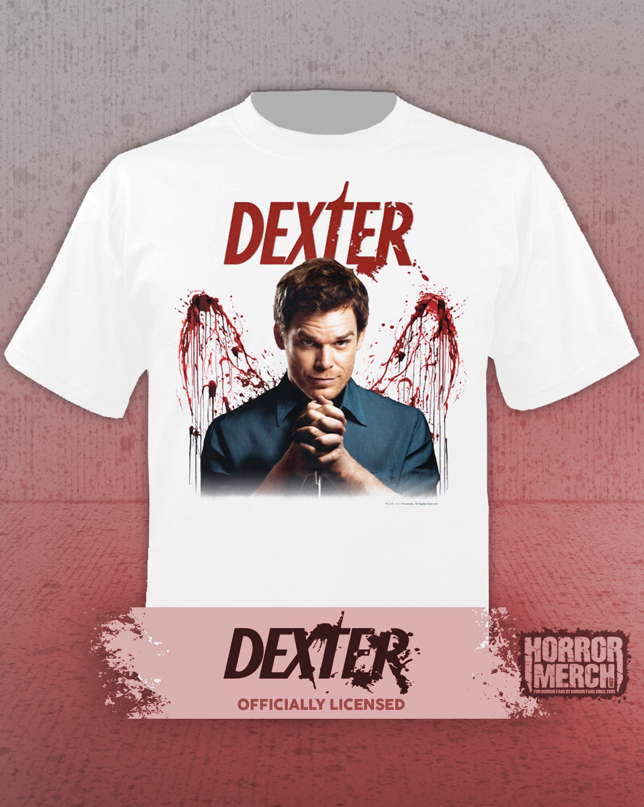 Dexter - Bloody Wings Shirt (White)