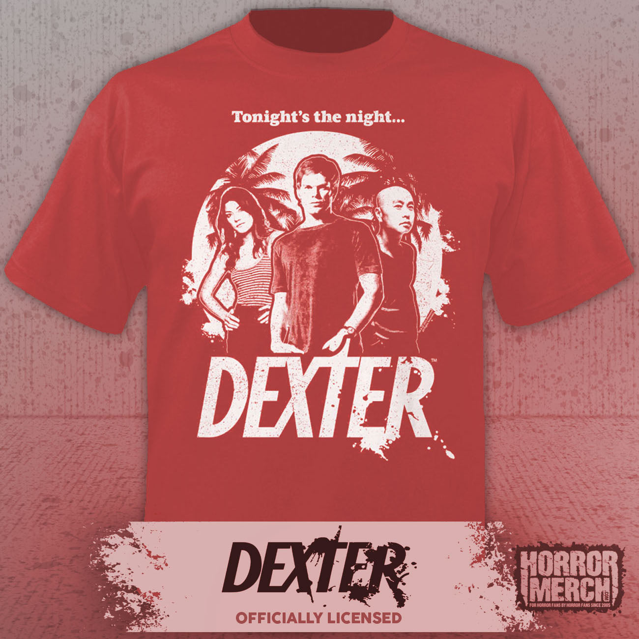 Dexter - Tonights The Night Shirt (Red)