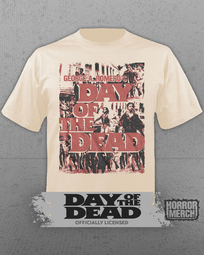Day Of The Dead - Collage Mens Shirt (Cream)