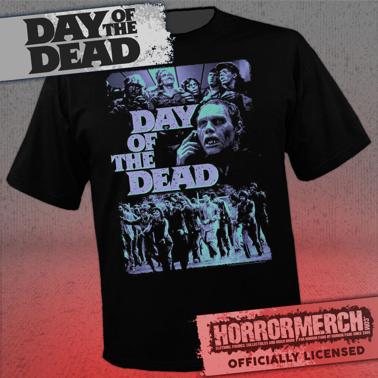 Day Of The Dead - Poster Collage Mens Shirt