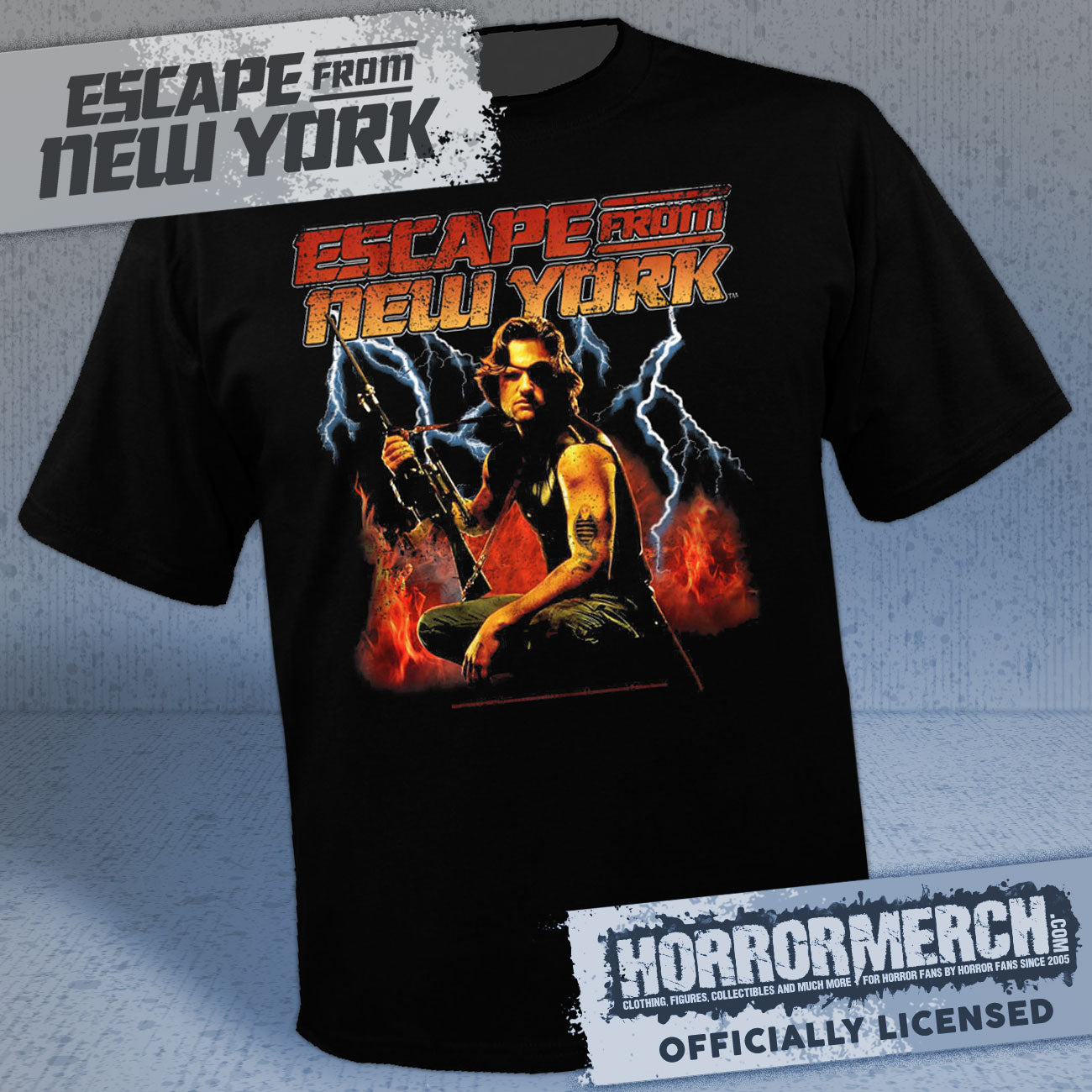 Escape From New York - Lightning Mens Shirt