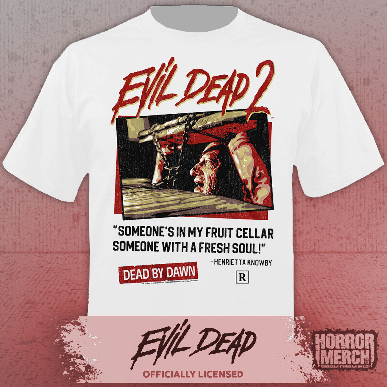 Evil Dead - Henrietta Men's T-Shirt (White) – Horrormerch.com