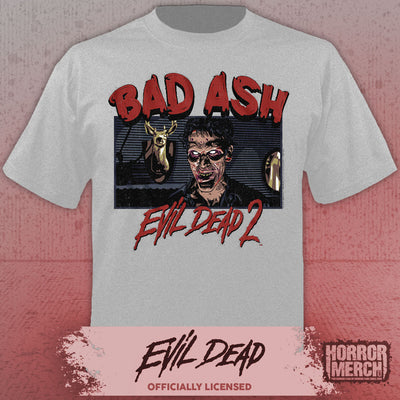 Evil Dead - Bad Ash Mens Shirt (Gray)