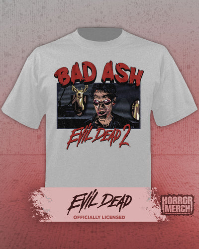 Evil Dead - Bad Ash Mens Shirt (Gray)