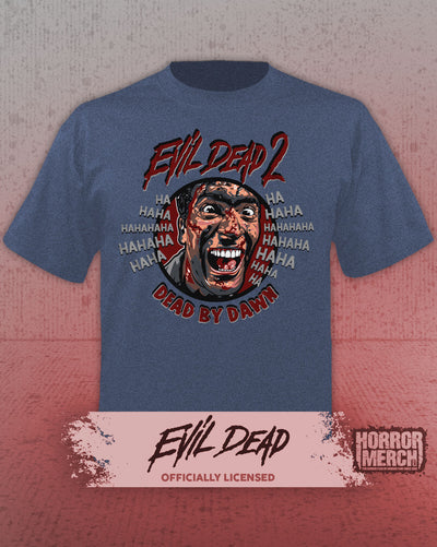 Evil Dead - HAHAHAHAHA Mens Shirt (Blue)