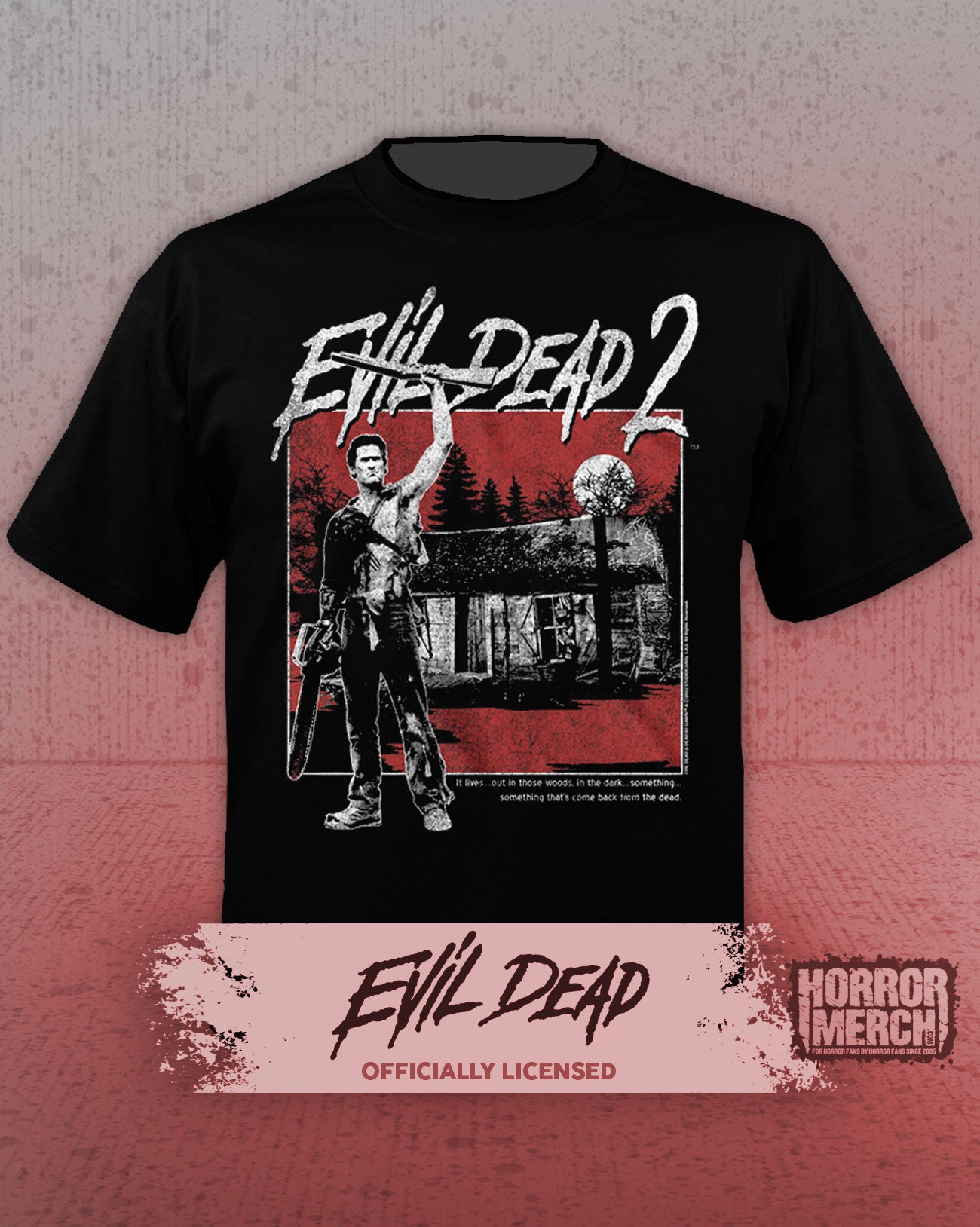 Evil Dead - Cabin (BW) Mens Shirt