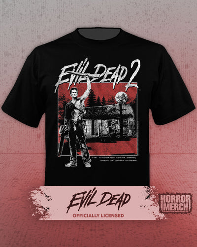 Evil Dead - Cabin (BW) Mens Shirt