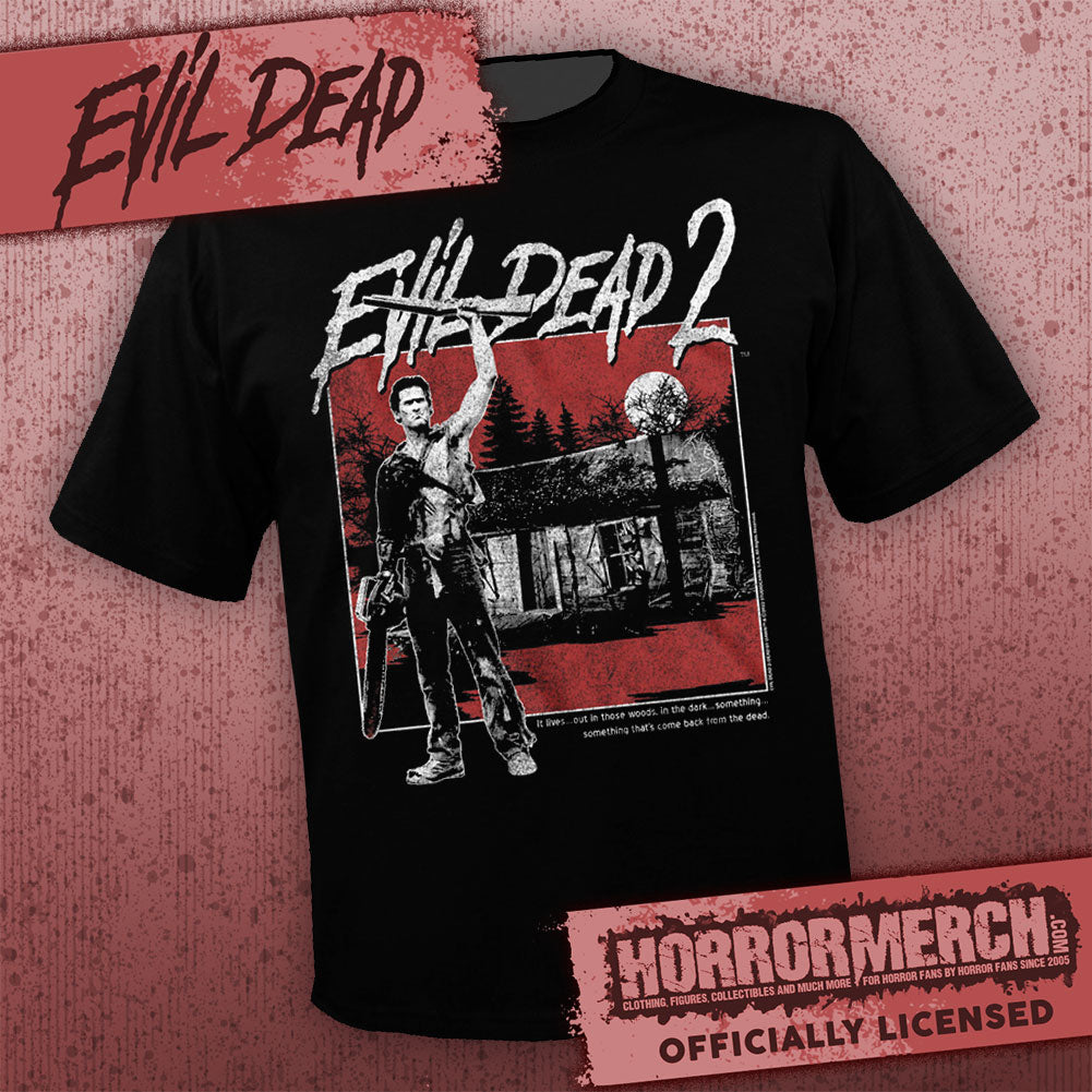 Evil Dead - Cabin (BW) Womens Shirt