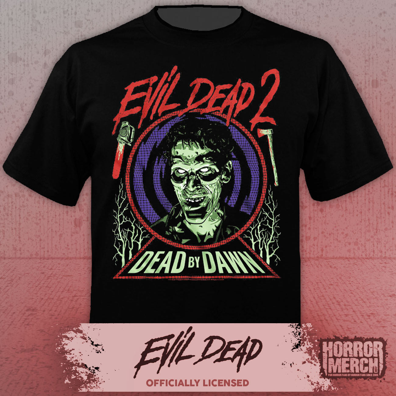 Evil Dead - Dead By Dawn (Spiral) Mens Shirt