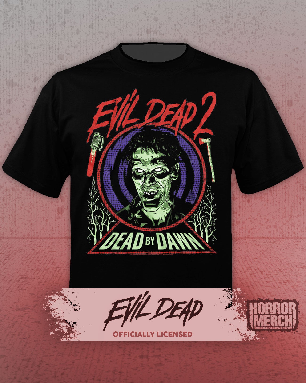 Evil Dead - Dead By Dawn (Spiral) Mens Shirt
