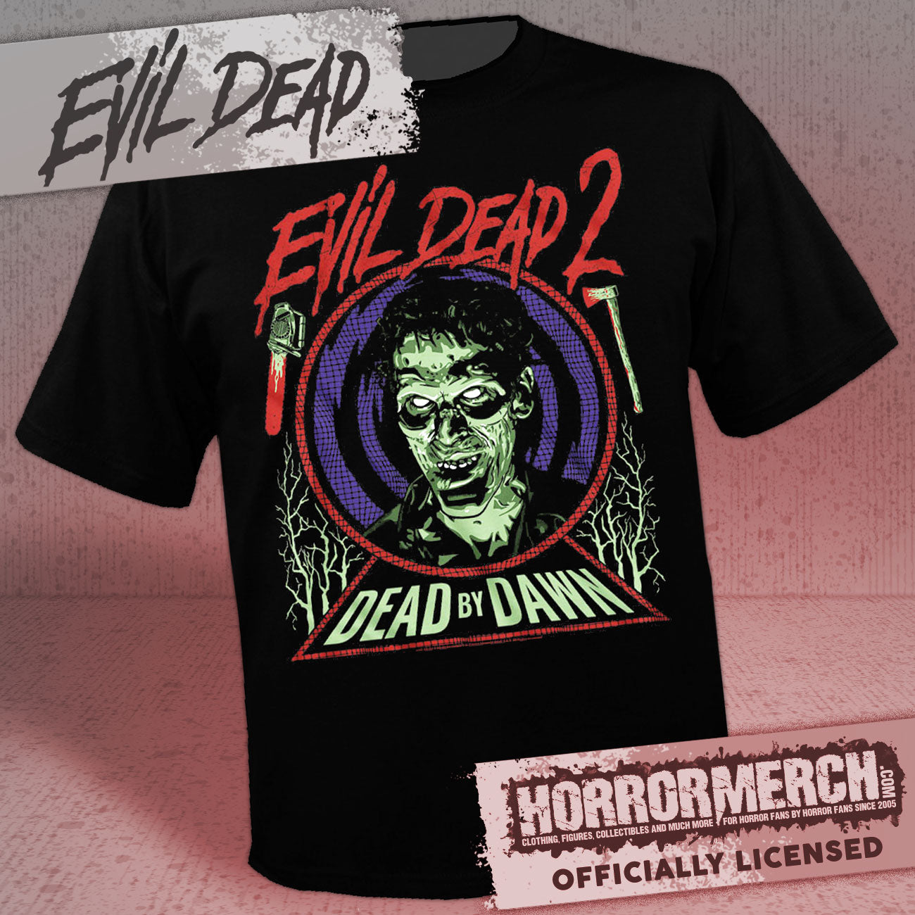 Evil Dead - Dead By Dawn (Spiral) Mens Shirt